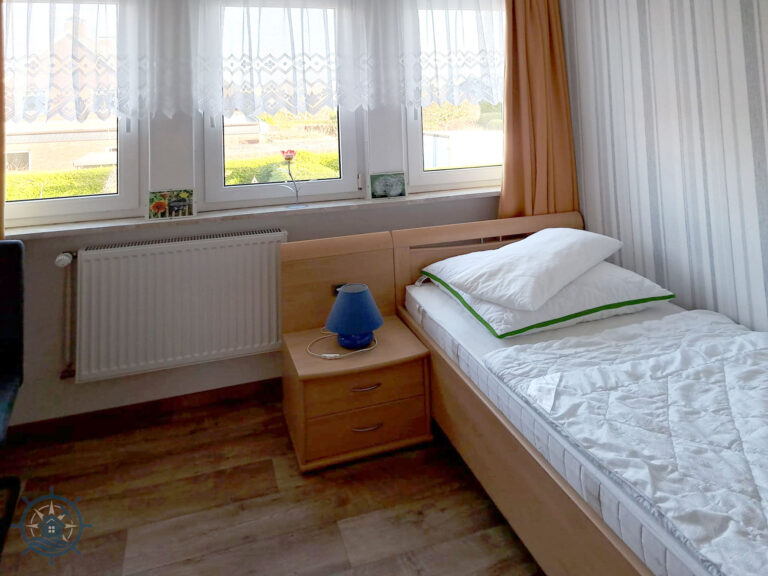 "FeWo Kruse" - Urlaub an der Nordsee - 3. Schlafzimmer mit Einzelbett