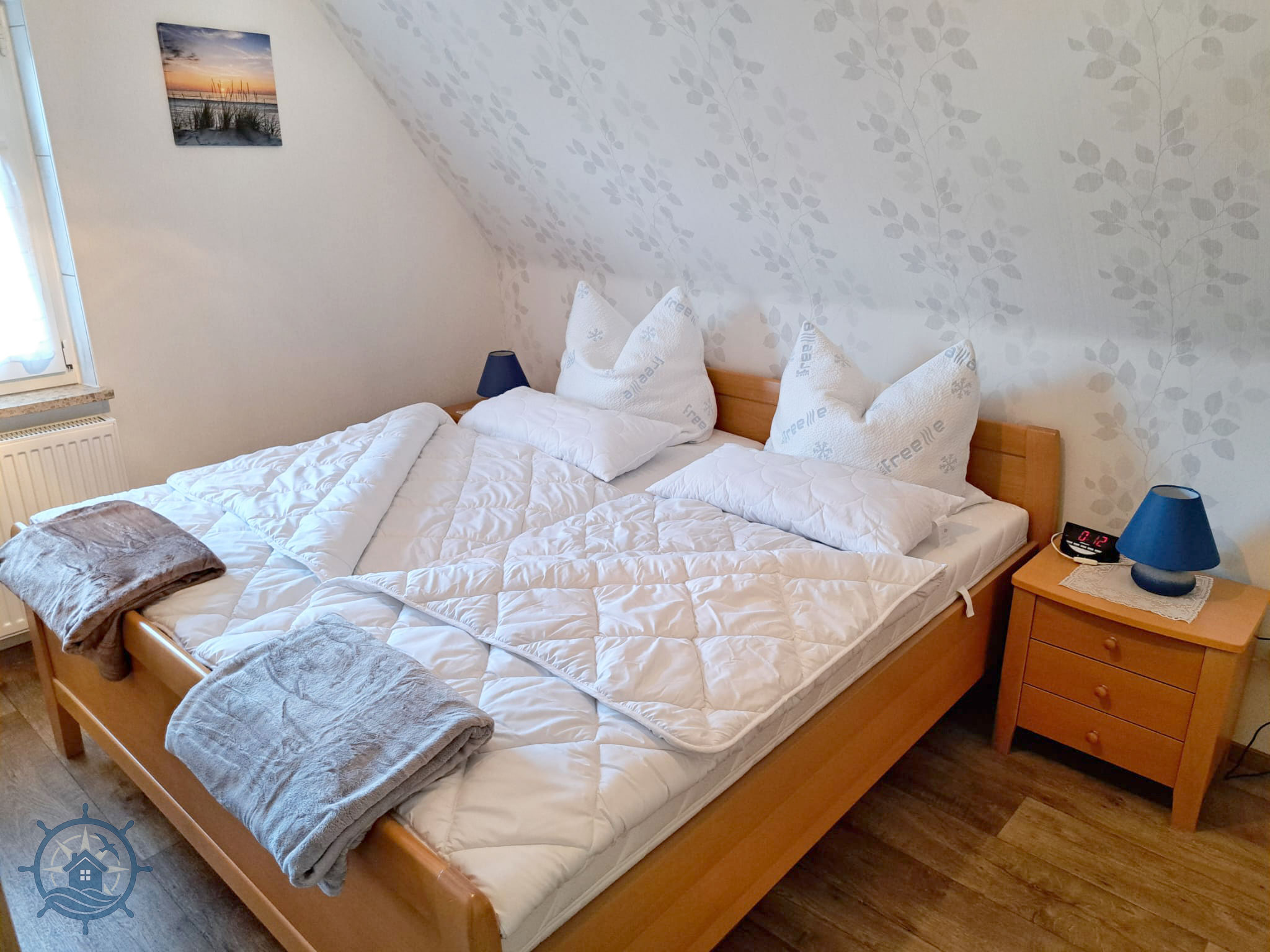 FeWo-Kruse - Ferienwohnung - Schlafzimmer rechts