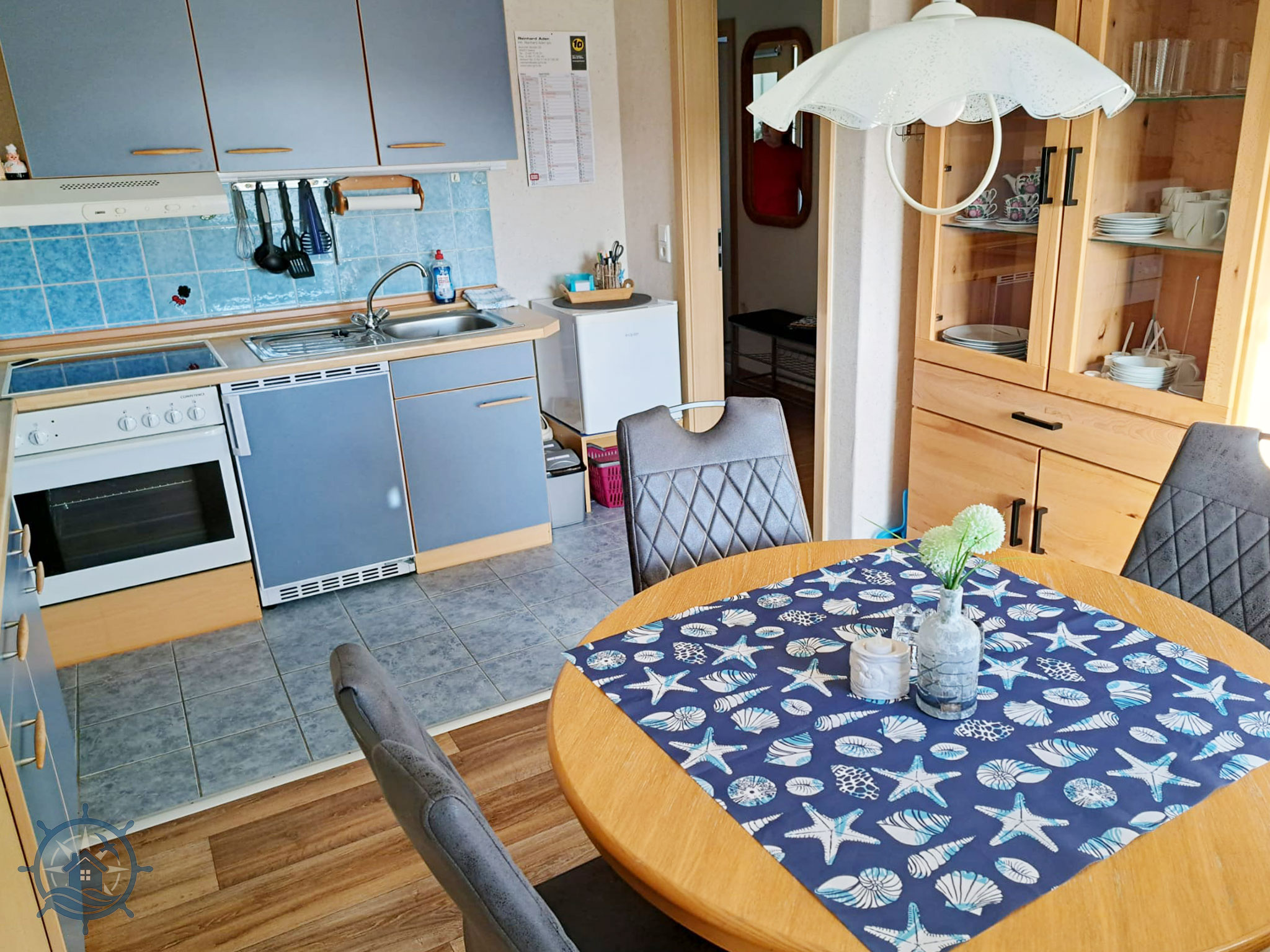 FeWo-Kruse-Ferienwohnung-Wohnküche Küchenzeile