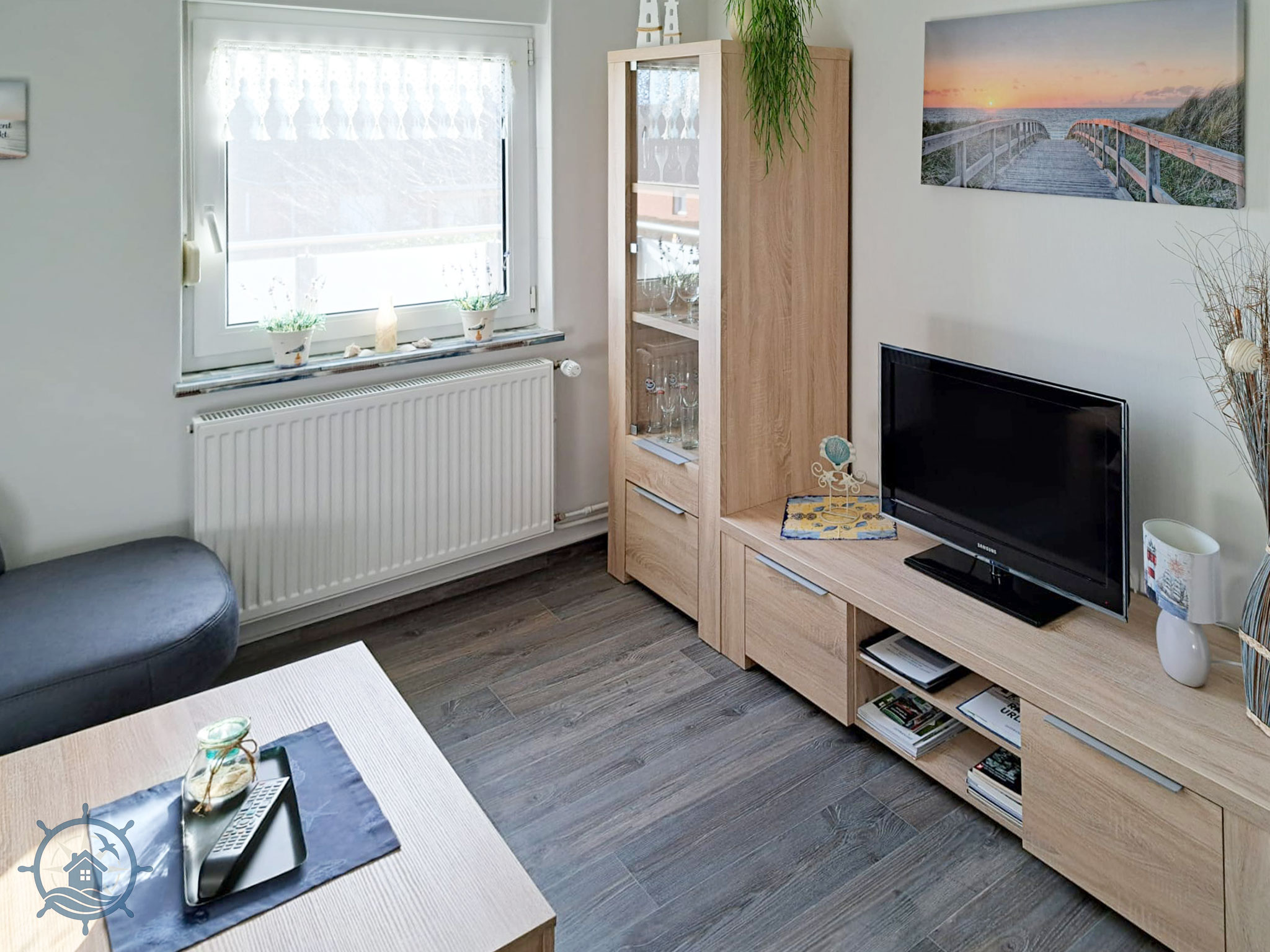 FeWo-Kruse - Ferienwohnung - Wohnzimmer-Ausstattung